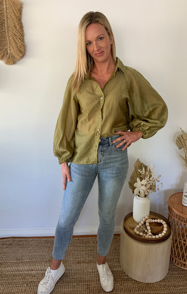 Olive Blouse