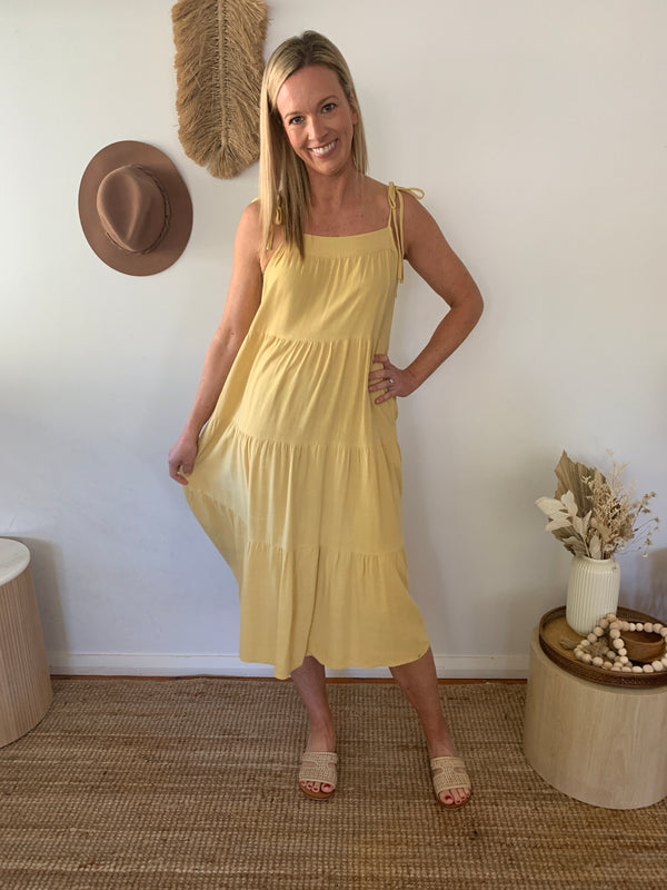 Sophie Dress- Mustard