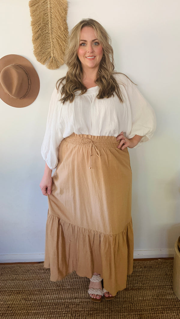 Bailey Skirt- Brown